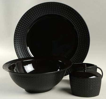 Ebony Contrast 5 Piece Hostess Set
