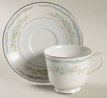 Monticello Footed Cup & Saucer Set
