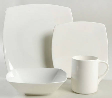 Elegance White 4 Piece Place Setting
