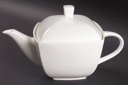 Elegance White Teapot & Lid