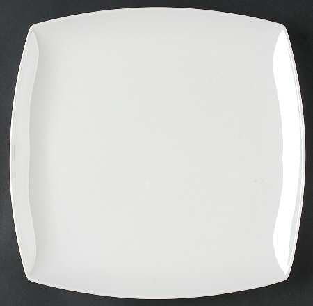 Elegance White 12" Square Chop Plate