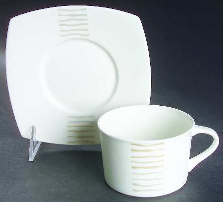 Metropolitan Flat Cup & Saucer Set