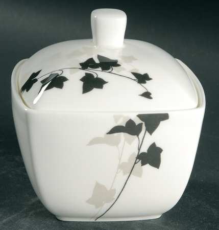 Ebony Shadow Sugar Bowl & Lid