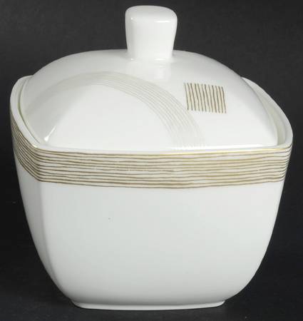 Modern Art Sugar Bowl & Lid