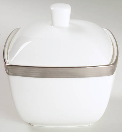 Millennium Platinum Sugar Bowl & Lid