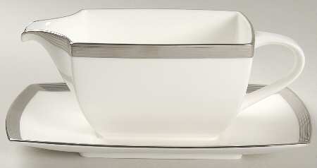 Millennium Platinum Gravy Boat & Underplate