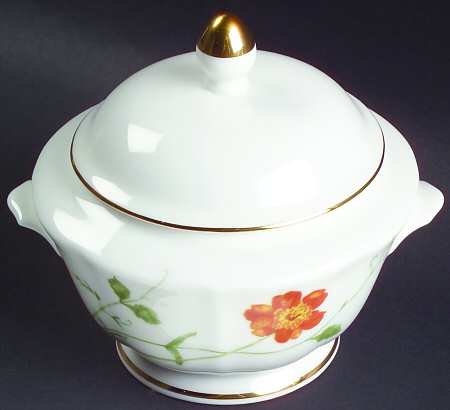 Nature's Elegance Sugar Bowl & Lid