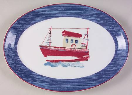 Bar Harbor 13" Oval Serving Platter