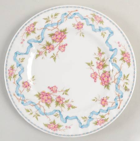 Ribbons & Blossoms Accent Salad Plate