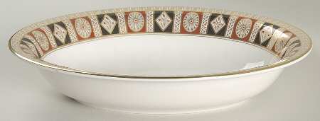 Alhambra 10" Oval Vegetable Bowl