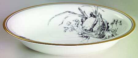 Rosenborg 10" Oval Vegetable Bowl