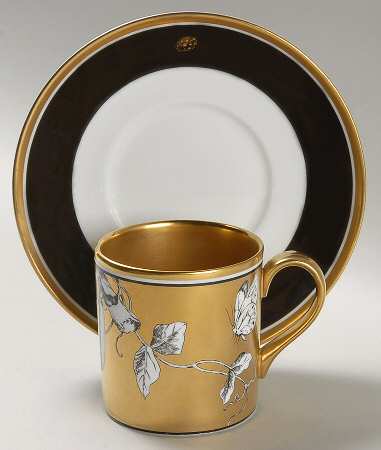 Rosenborg Flat Demitasse Cup & Saucer Set