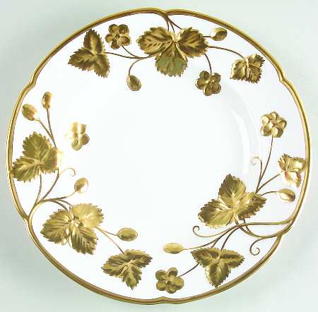 Victoria Strawberry Gold Salad Plate