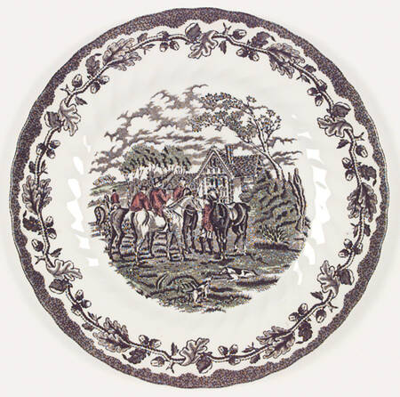 Country Life Brown Multicolor by Myott Staffordshire