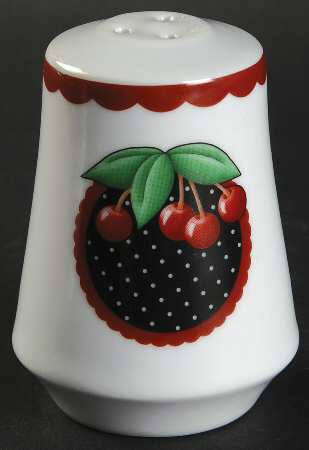 Cherry Cameo Pepper Shaker
