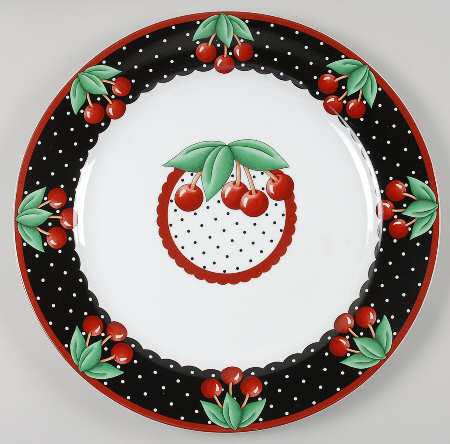 Cherry Cameo 14" Chop Plate (Round Platter)