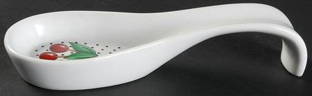 Cherry Cameo Spoon Rest/Holder (Holds 1 Spoon)