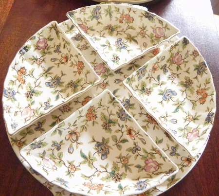 MJ11 Relish Dish with 5-Piece Tray & 4 Inserts