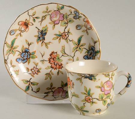 MJ11 Flat Demitasse Cup & Saucer Set