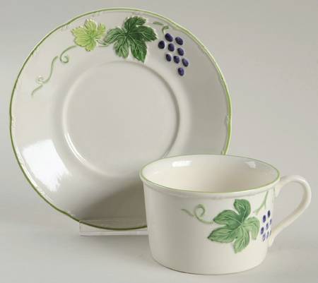 Napa Valley Flat Cup & Saucer Set
