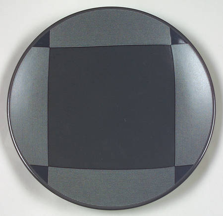 Checkmate Charcoal Salad Plate