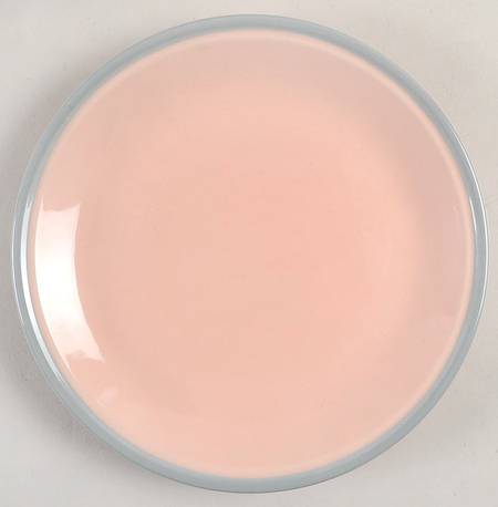Colortones (Pink & Gray) Salad Plate by Market Square