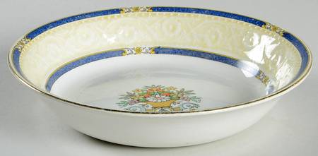 MEA133 (Cream and White) Coupe Soup Bowl