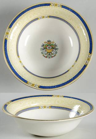 MEA133 (Cream and White) Coupe Cereal Bowl
