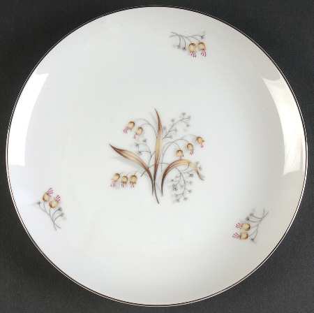 Lily of The Valley Salad Plate