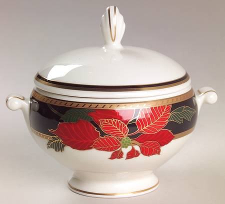 Christmas Eve Sugar Bowl & Lid