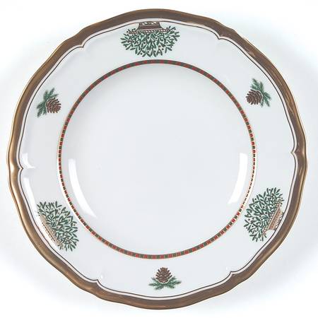 Christmas Garden Bread & Butter Plate