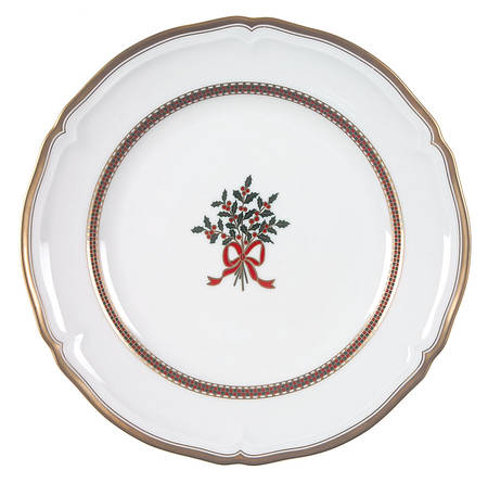 Christmas Garden Salad Plate