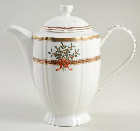 Christmas Garden Coffee Pot & Lid