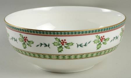 Holiday Celebration 8" Round Vegetable Bowl