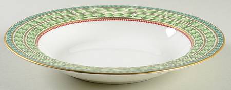 Holiday Celebration Large Rim Soup Bowl