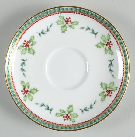 Holiday Celebration Saucer for Demitasse Cup