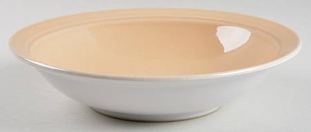 Stoneworks Orange Rim Soup Bowl