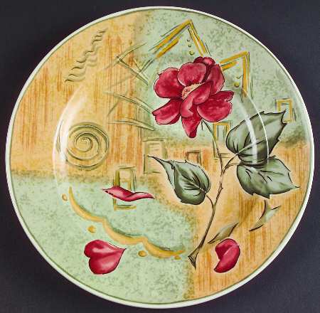 Secret Garden Salad Plate
