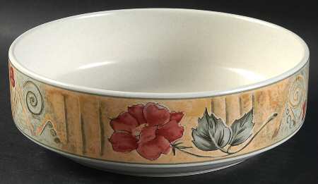 Secret Garden 8" Round Vegetable Bowl