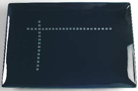 Viewpoint Navy 16" Rectangular Serving Platter