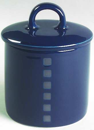 Viewpoint Navy Sugar Bowl & Lid
