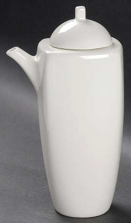 Monument White Cruet with Lid/Stopper