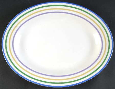 Color Vibe 14" Oval Serving Platter