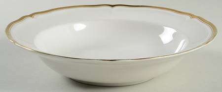 Hyde Park Gold Large Rim Soup Bowl