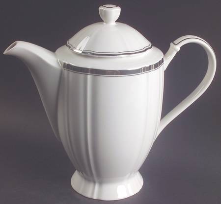Hyde Park Platinum Coffee Pot & Lid
