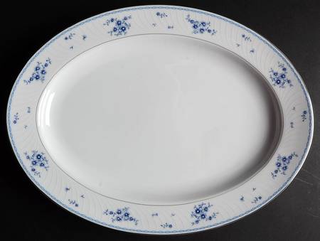 Breath of Spring 15" Oval Serving Platter