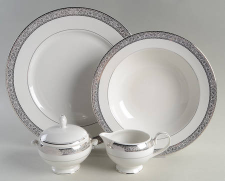 Imperial Court Platinum 5 Piece Hostess Set