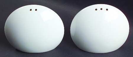 Simplicity White (M5200) Salt & Pepper Set by Mikasa