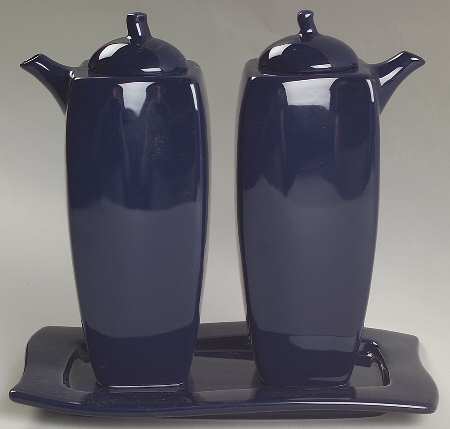 Simplicity Navy (5 Piece) Cruet Set