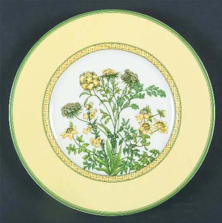 Floral Court Salad Plate